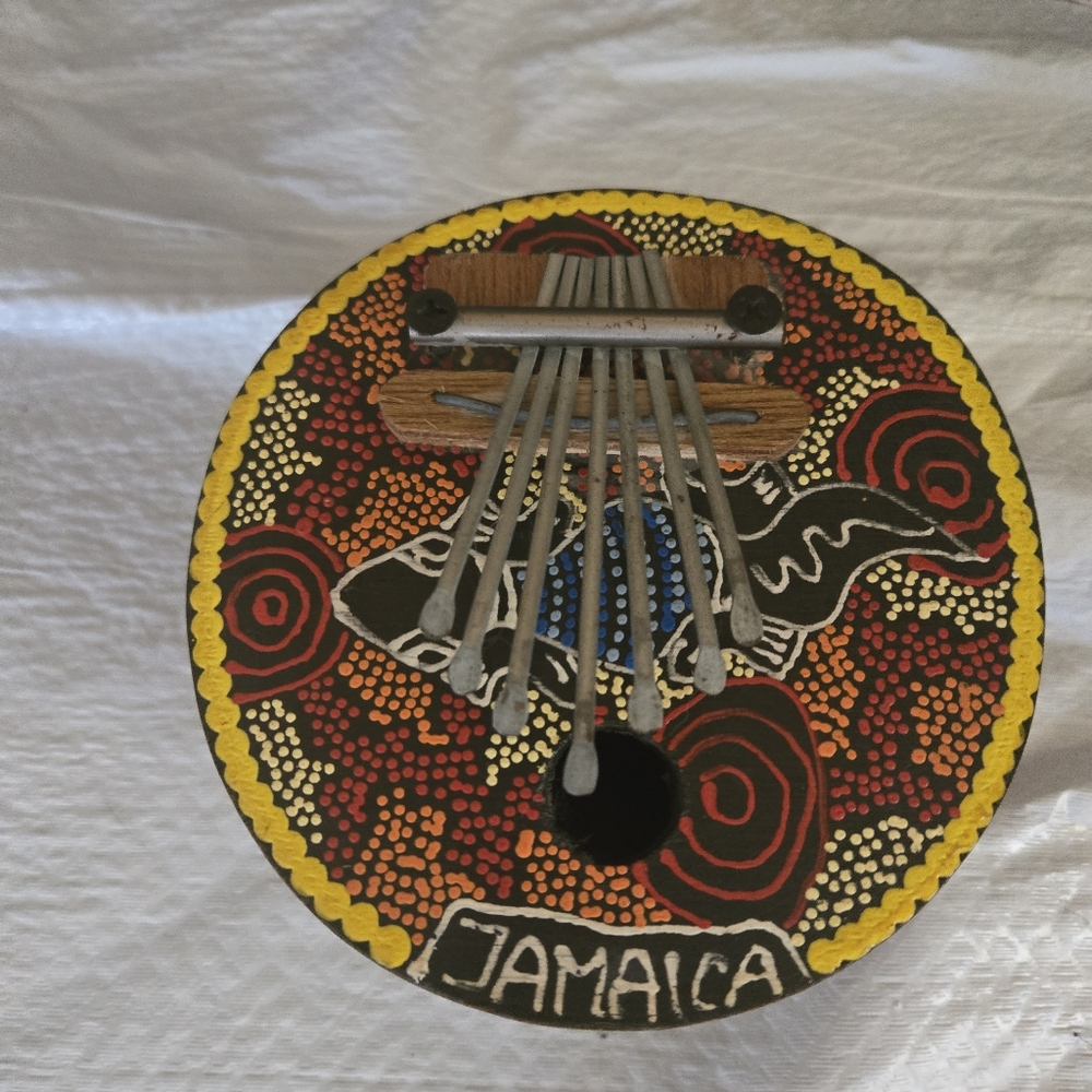Handmade Jamaican Coconut Thumb Piano Kalimba